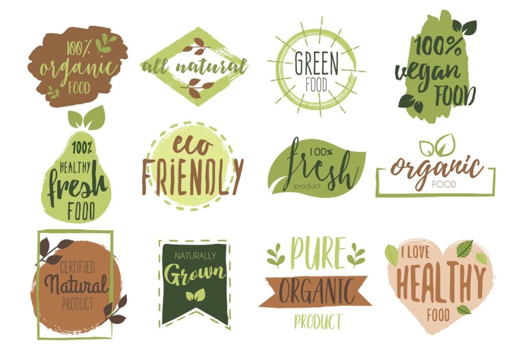 Why Vegan? 16 organic food badge collection 1361 839